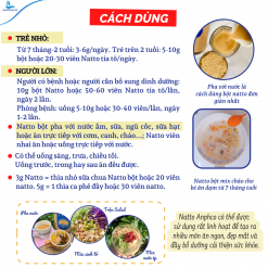 Natto đậu tương lên men anphaco dạng tươi