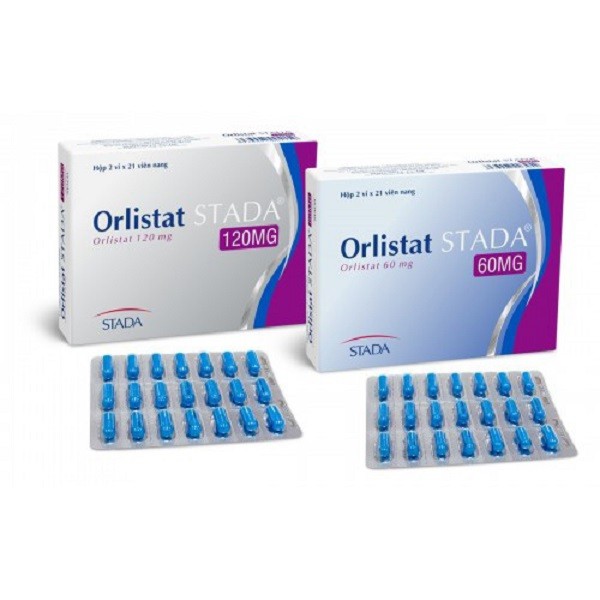 Thuốc Orlistat 60Mg Stada Điều Trị Béo Phì, Ngừa Tăng Cân (Hộp 2 Vỉ X 21 Viên) (2 Vỉ x 21 Viên Hộp) - STADA - Nhà thuốc Long Châu