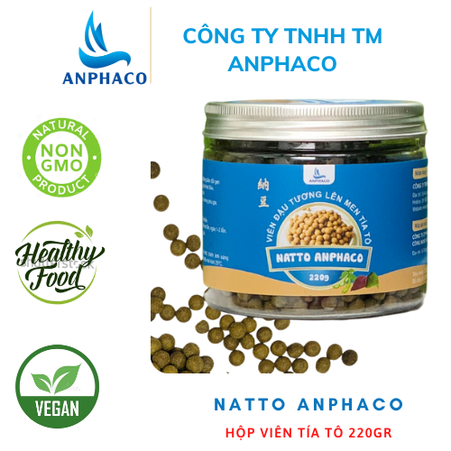 NATTO ANPHACO VIÊN TÍA TÔ HỘP 220Gr