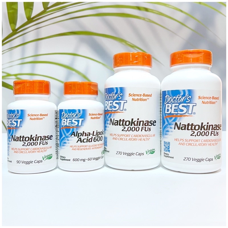 Doctor's Best Nattokinase 2000 hỗ trợ tim mạch 90 viên | Shopee Việt Nam