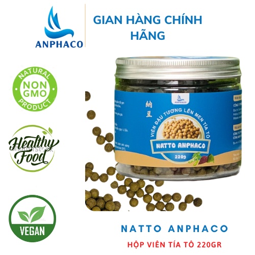 Natto đậu tương lên men viên tía tô Anphaco - Đồ ăn chế biến sẵn | BáchHóaXanh.com