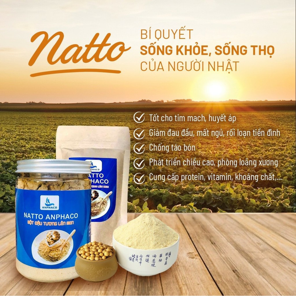 Natto Anphaco , Bột đậu nành lên men, bột Natto Anphaco - Các Loại Đồ Uống Dạng Bột Khác | CoopMart