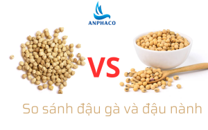 So sánh đậu gà và đậu nành